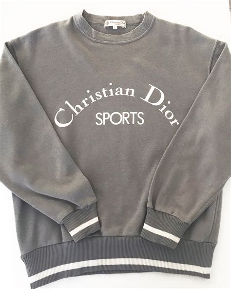 christian dior sports vintage sweatshirt|Christian Dior atelier sweater.